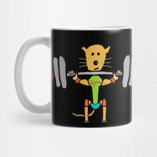 Gym Rat Weightlifting Mug